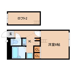 畠田駅 徒歩6分 1階の物件間取画像